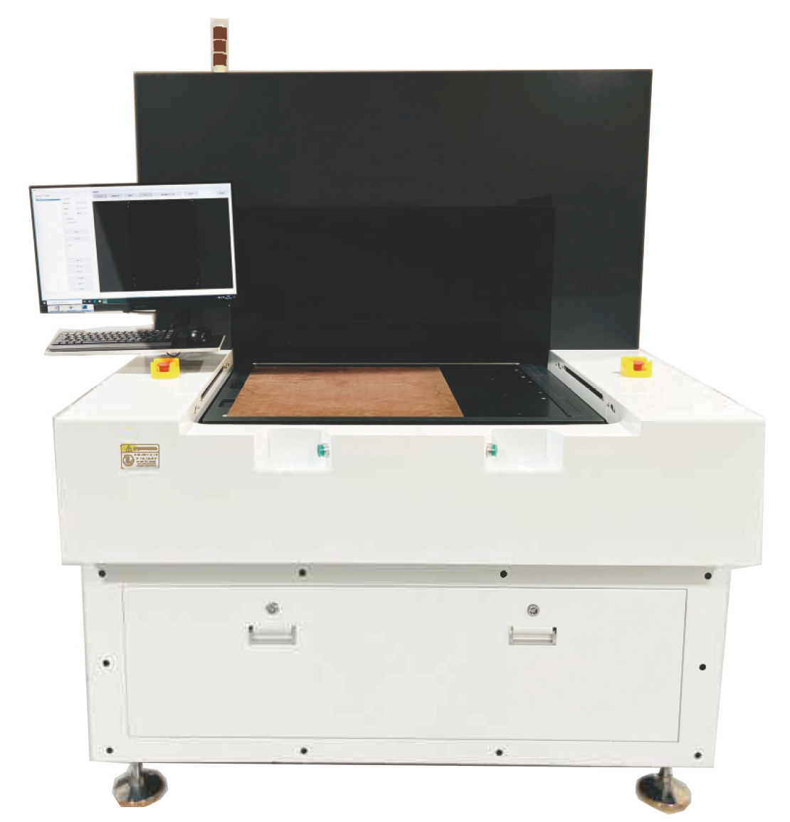 Laser blind hole inspection machine