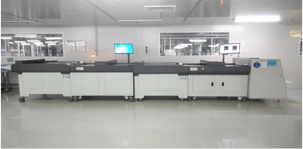 Finished product hole inspection + plate bending and warping inspection machine